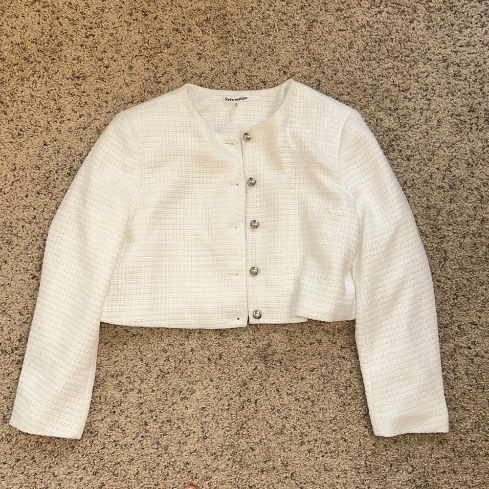Reformation Collarless Lady Jacket